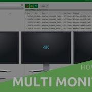 How To Setup 4K Multi Monitors Citect 2018