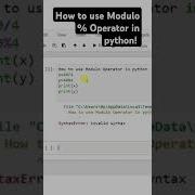 How To Use Modulo Operator In Python Intelligence Logic