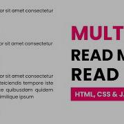 Multiple Read More Read Less With Javascript Dynamically Shorten Text