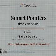 CppIndia Smart Pointers Part 1 Std Unique Ptr By Shilpa Dodeja