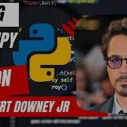 Robert Downey Jr Using Python Sketchpy Code Python Programming Hub
