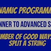 16 Number Of Good Ways To Split A String Dynamic Programming LeetCode Medium 1525