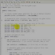 F1L5 5 Craps Java Simulate The Dice Game