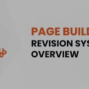 Webiny Page Builder Revision System Overview