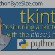 Positioning A Tkinter Label With The Place Method