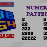 Numeric Pattern Printing In QBasic Part 2 Make Easy