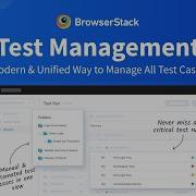 BrowserStack Test Management Demo