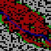 A Star Path Finding With Diagonals More Obsticales