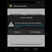 Simple And Custom Dialog Android Example