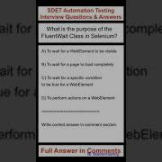 SELENIUM JAVA What Is The Purpose Of The FluentWait Class In Selenium WebDriver
