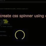 How To Make A CSS Spinner Css Html Javascript Shorts Cssanimation