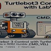 ROS2 Turtlebot3 Control Cmd Vel Demo Using LabVIEW In Windows No Voice