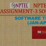 NPTEL Software Testing Week 3 Assignment Solution NPTEL 2021 Nptel Softwaretesting Nptel2021