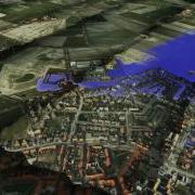 Simulation And 3D Visualization Of A Flooding Scenario