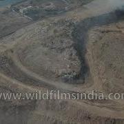 Smoking Mountain Of Garbage Dystopian India At Bhalswa Landfill