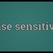 Case Sensitive Meaning