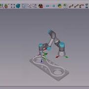 Universal Robots UR3 Process Tasks 2 In RoboDK