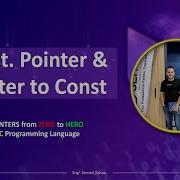 Constant Pointer Pointer To Const