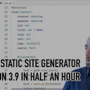 Type Annotations Make Coding Better At Any Size Or Writing A Static Site Generator In 30 Minutes