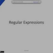 CSE 3345 Lecture 11 Part 1 Intro To Regular Expressions