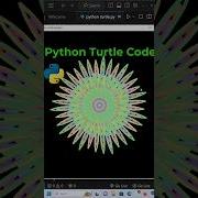 Amazing Python Turtle Graphics Short Video Using Vs Code Viralvideo Shortvideo Programming