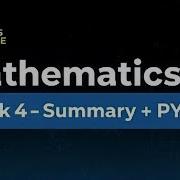 WEEK 4 SUMMARY PYQs IITM BS Degree Mathematics 2 Datapocalypse Iitmadras Maths2