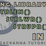 String Library Strlen Strupr Strlwr