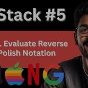 Stack 5 150 Evaluate Reverse Polish Notation