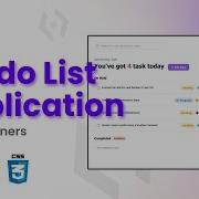 Build A Interactive To Do List App HTML CSS JavaScript Mini Project 2025