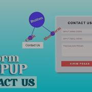 Popup Contact Form Using HTML CSS