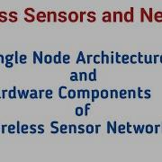 Single Node Architecture Of Wireless Sensor Network Energy Scavenging WSN