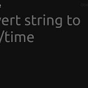 Convert String To Date Time Clickhouse