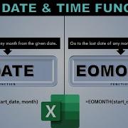 Date Functions EDATE And EOMONTH Functions In Excel