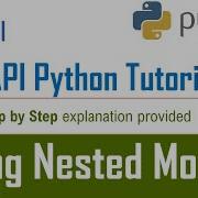 Using Nested Models In FastAPI FastAPI Python Tutorial 11 IGnani Adda247