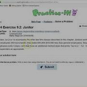 Building Java Programs Chapter 9 Exercise 9 2 Janitor