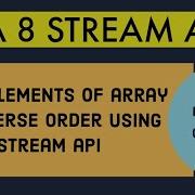 Print Elements Of Array In Reverse Order Using JAVA 8 STREAM API JAVA INTERVIEW QUESTIONS