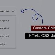 Custom Select Box Using HTML CSS JavaScript Select Dropdown