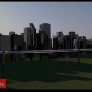 Hyperloop Transport Concept 3D Animation
