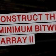 Leetcode 3315 Construct The Minimum Bitwise Array II Biweekly Contest 141