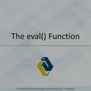 Python Eval Function