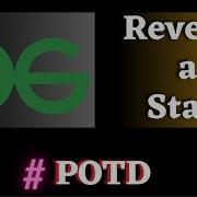 37 POTD Gfg Reverse A Stack Recursively Solution Puneet Kumar IIITD