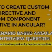 Mastering Custom Pipe And Component Directives In Angular Step By Step Guide Angularinterview
