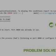Spring Application Error Application Failed To Start