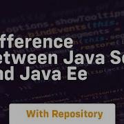 Difference Between Java Se And Java Ee