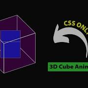 3D Cube Animation Using HTML And CSS Only Rotating 3D Cube Animation ProgrammingTT