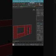 Effortless Window Door Cutouts Quick Tutorial In 3Ds Max Shorts Tips 3dsmax Bridge