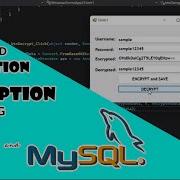 Password Encryption And Decryption Using C And MySQL