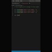 Average Of Three Number In Python Shorts Short Python