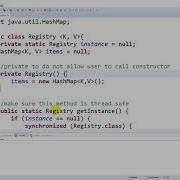 Using Registry Pattern In Java Project