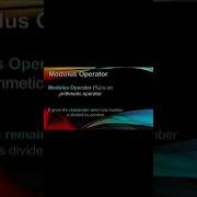 Modulus Operator Python Operators Modulus Coding Programming